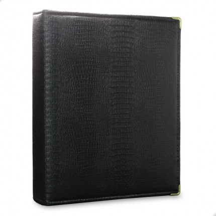 Álbum Fichário para Cédulas e Moedas Ziper Cobra Fosco GG