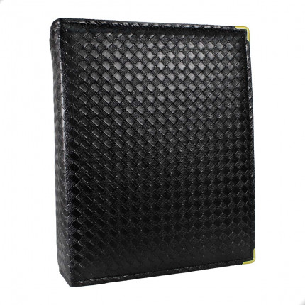 Álbum Fichário para Cédulas Moedas Selos Cartão Telefônico Ziper 3D Fosco XL