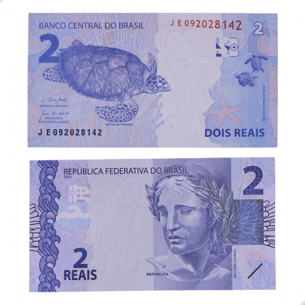 Cédula C-339 JE 2 Reais 2022 FE - Paulo Roberto N. Guedes / Roberto Campos Neto
