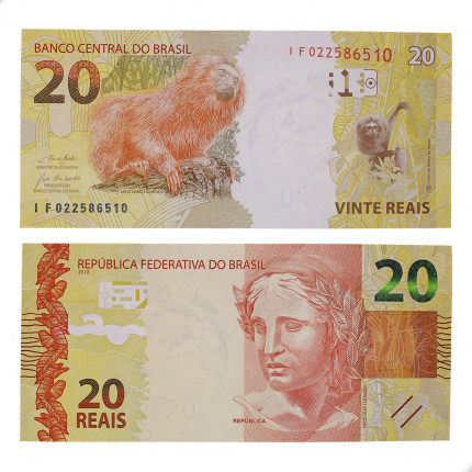 Cédula C-355 IF 20 Reais 2020 FE - Paulo Roberto N. Guedes / Roberto Campos Neto
