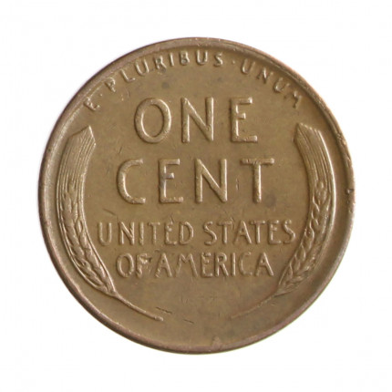 Moeda KM#A132 One Cent Lincoln Espiga de Trigo 1953 D MBC USA América Bronze Ø19mm 3,11gr.