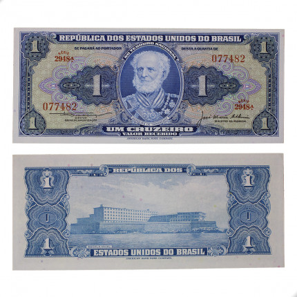 Cédula C-012 1 Cruzeiro 1956 FE