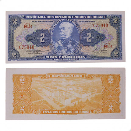 Cédula C-016 2 Cruzeiros 1958 SOB