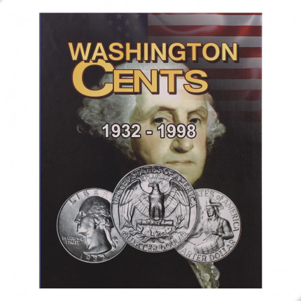 Álbum para Moedas Washington Cents 1932 a 1998