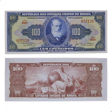 Cédula C-031 100 Cruzeiros 1956 FE
