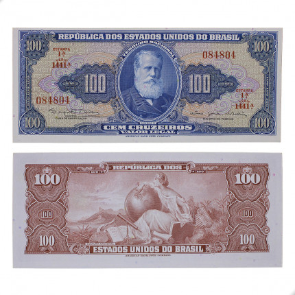 Cédula C-036 100 Cruzeiros 1964  SOB/FE