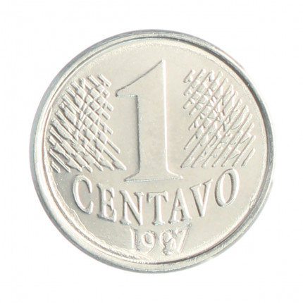 Moeda V-441 1 Centavo 1997 SOB Aço Inoxidável Ø20mm 3gr.*