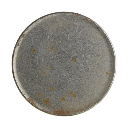 Moeda V-574 á V-596 1 Real 2002 á Atualmente Disco Liso e S/Corte e S/ Banho de Bronze Bimetálico Ø27mm 7gr.