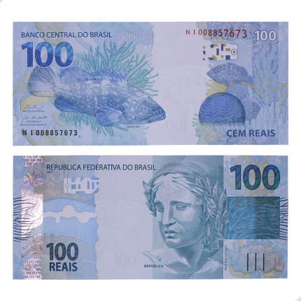 Cédula C-369 NI 100 Reais 2023 FE - Fernando Haddad / Roberto Campos Neto