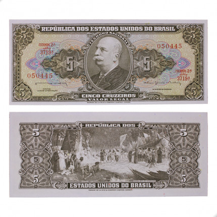 Cédula C-073 5 Cruzeiros 1964 FE