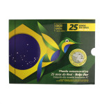 Blister com 5 Moedas Real - 25 Anos 1994 FC - Beija Flor Edição Limitada