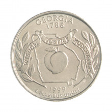 Quarter Dollar 1999 P FC Georgia