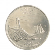 Quarter Dollar 2003 D FC Maine