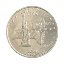 Quarter Dollar 2001 D FC New York