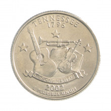 Quarter Dollar 2002 P FC Tennessee