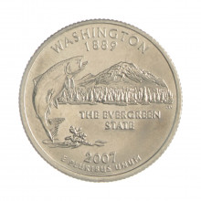 Quarter Dollar 2007 D FC Washington