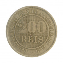 V-034 200 Réis 1888 MBC