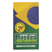 Pacote Figurinhas para Álbum Moedas do Brasil