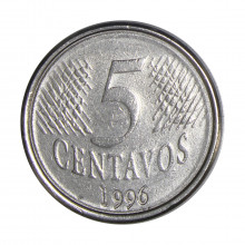 5 Centavos 1996 MBC+