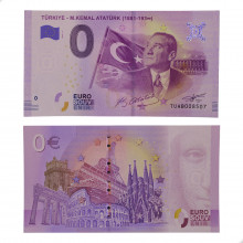 Zero Euro 2019 M. Kemal Ataturk Turquia Europa