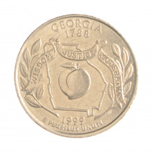Quarter Dollar 1999 P SOB Georgia