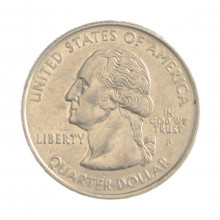 Quarter Dollar 2001 P SOB Vermont