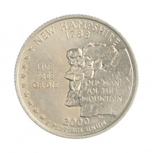 Quarter Dollar 2000 D SOB New Hampshire