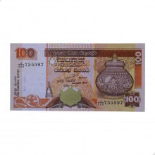 P#111d 100 Rupees 2005 FE Sri Lanka Ásia