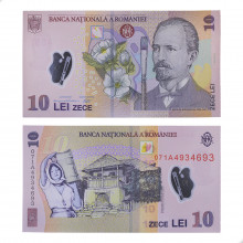 P#119c 10 Lei 2007 FE Romênia Europa Polímero