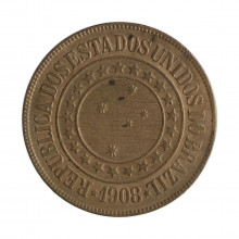 Moeda-B-826-40-Réis-1908-MBC-Bronze-30mm-12gr