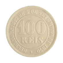 V-008 100 Réis 1878 MBC