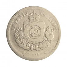Moeda V-011 100 Réis 1881 UTG Cupro Níquel Ø27mm 10gr.