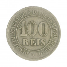 V-011 100 Réis 1881 MBC