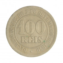 V-014 100 Réis 1884 MBC