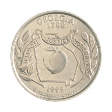 Quarter Dollar 1999 P SOB/FC Georgia