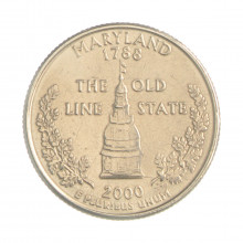 Quarter Dollar 2000 P MBC Maryland
