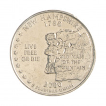 Quarter Dollar 2000 P MBC New Hampshire