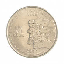 Quarter Dollar 2000 P MBC+ New Hampshire