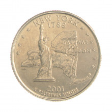 Quarter Dollar 2001 P SOB New York