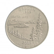 Quarter Dollar 2005 P MBC+ Oregon