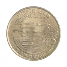 Quarter Dollar 2009 P SOB/FC Puerto Rico