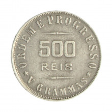 P-683 500 Réis 1908 MBC