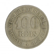 V-002 100 Réis 1871 MBC