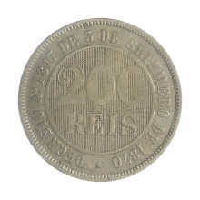 V-035 200 Réis 1889 MBC