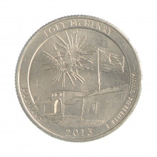 Quarter Dollar 2013 P MBC+ Maryland: Fort McHenry