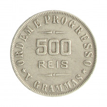 P-681 500 Réis 1906 MBC *