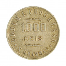 P-688 1000 Réis 1908 MBC *