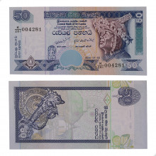 P#110 50 Rupees 2006 FE Sri Lanka Ásia