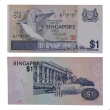 P#9 1 Dollar 1976 FE Singapura Ásia