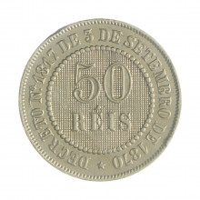 V-026 50 Réis 1887 MBC+